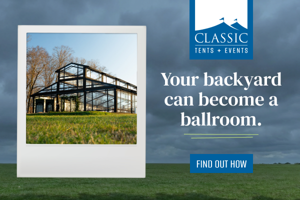 You backyard can become a ballroom