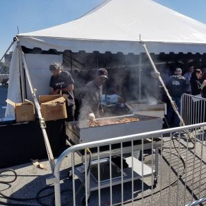 Fiesta Tent, Griddle Flattop