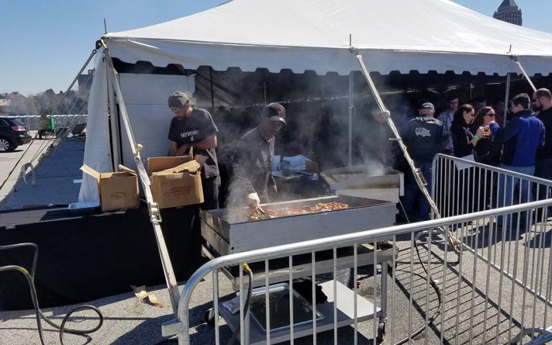 Fiesta Tent, Griddle Flattop