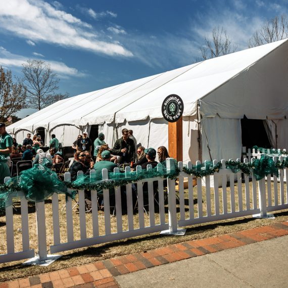 Fiesta Tent, White Picket Fence